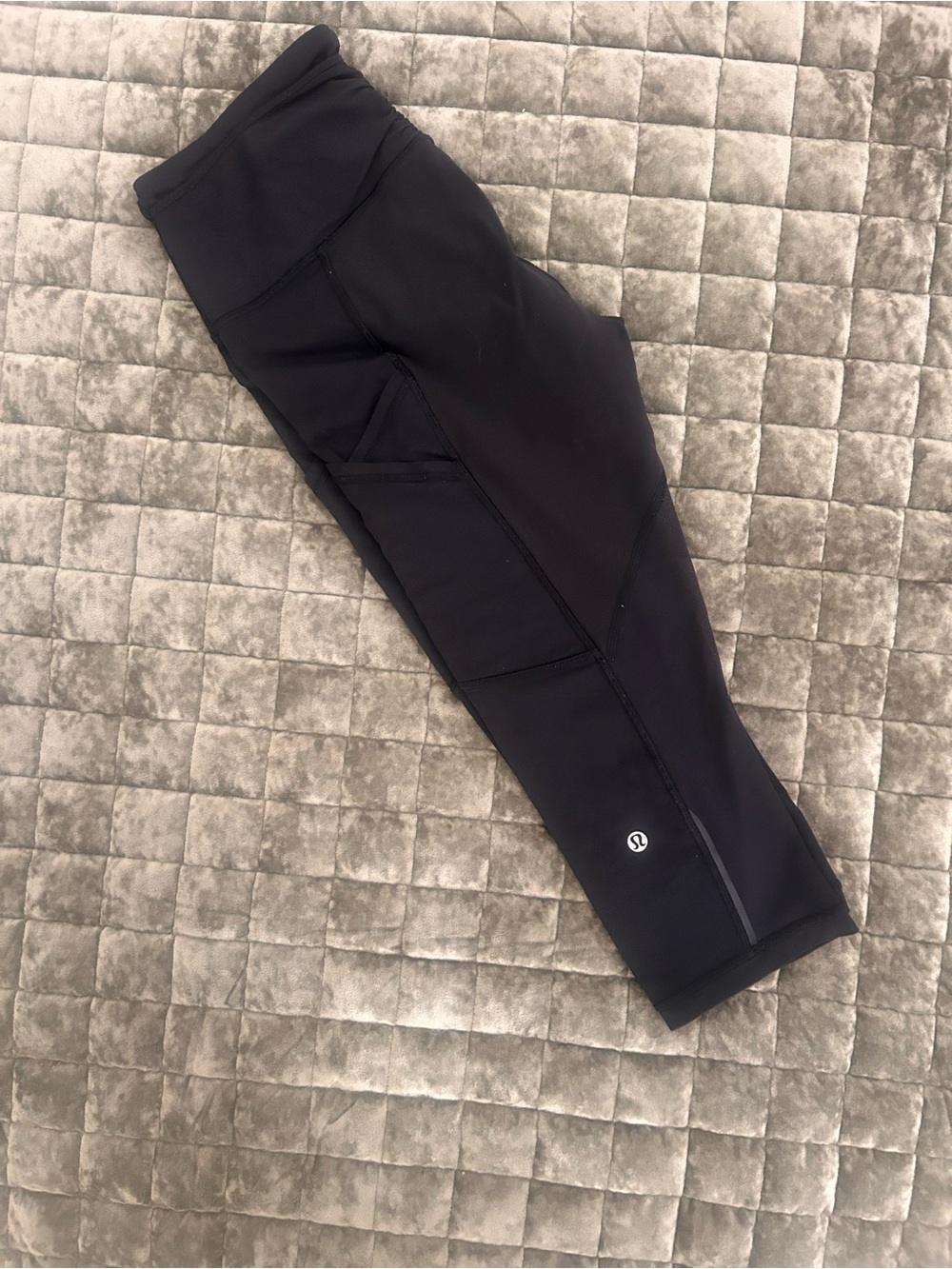 lululemon athletica Kids Black Leggings with Side Pocket